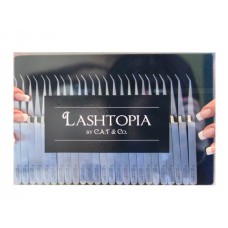 Lashtopia X Type Tweezer Set (25pcs) 120mm